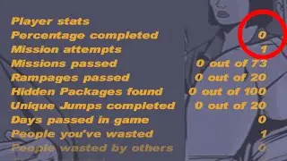 GTA 3: How To (Properly) Begin A Master Save