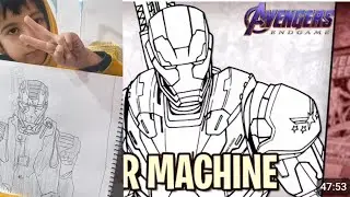 war machine m11 easy drawing by harsh !!!