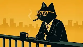 Coffee & Contemplation ☕ Jazzy Lofi & Chilled Beats for a Rooftop Morning