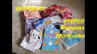 Lumpeks, Pepco, Biedra - KIDS HAUL - wszystko tylko dla dzieci: ubrania, książki #lupeksowe zdobycze