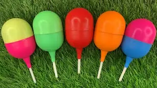 🌈 Satisfying Video | Kinder Surprise and Corby FunEgg ASMR Opening - YummyRainbow Candy LollipopsI 