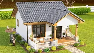 Лучший дизайн небольшого дома/коттеджа 2025 года | Simple Tiny Home ID 1053