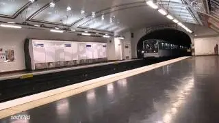 RATP MF67 Ligne 12 arriver &agrave; Notre-Dame des-Champ