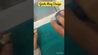 Gents ring cutting design