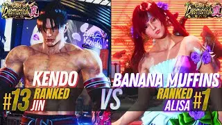 KENDO (#13 Ranked Jin) 🆚 BANANA MUFFINS (#1 Ranked Alisa) ✦ Tekken 8 High Level Match