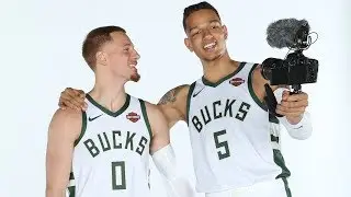 D.J. Wilson Goes Behind The Scenes Of Media Day | Lanky Vlog