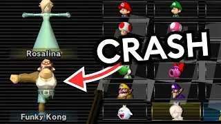 [MKW-SP] Multiplayer Select Crash Glitch demonstration