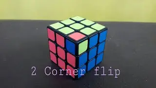 How to flip 2 corner on a cube | Be Perfect