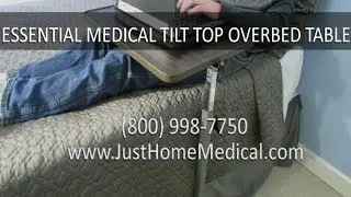 Just Home Medical: Essential Medical Tilt Top Overbed Table