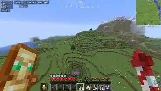 Minecraft building a trap and trying to trap my brother