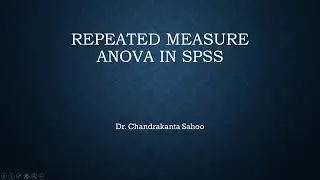 15. Repeated Measure ANOVA