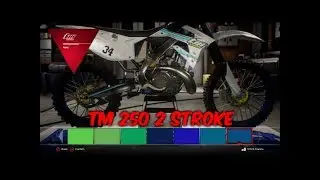 MXGP 3 bike customization.TM 250 2 stroke.
