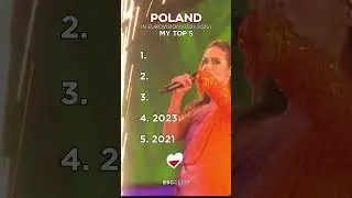 📊🇵🇱 Poland at Eurovision (2021&ndash;2025) | My Top 5