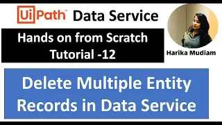 How to Delete Multiple entity Records  - Tutorial 12