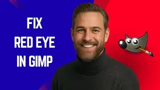 How to Fix Red Eye in GIMP - GIMP Tutorial for Beginners