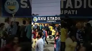 Pushpa Success Meet Fans Hungama | Tirupati | TV Screen |