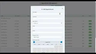 Appoint booking System #AppointmentBooking #WebApp onlinebooking