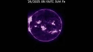 Sun 24 Hour Timelapse | Iron VIII & XXI / 131 &Aring; | UV (December 26, 2025) #shorts