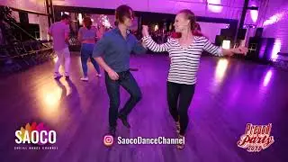 Aleksey Aleksentsev and Viktoria Klimenko Salsa Dancing at Prepod Party 2018, Friday 23.11.2018