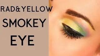 How to Wear Yellow Eyeshadow (Rad Tutorial) ❤️Rad & Yellow 💛 ||#yourartist28 #eyeshadowtutorial