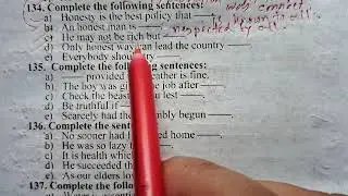 Complete the sentences SSC English 2nd