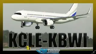 FlyByWire Airbus A320 NEO Mod | Cleveland to Baltimore | KCLE - KBWI | MSFS Live