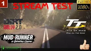 STREAM TEST Через OBS gameplay 1 🔴
