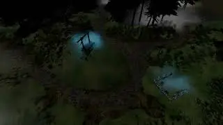 River Ivlis Crossroads night, D&D animated map