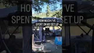 How much I've spent on my setup. #campgear #campsetup #camplife #campingwithkids #campingmama