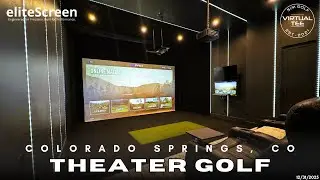 Luxury Golf Simulator & Home Theater - Colorado Springs, CO