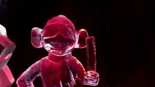 Eisskulpturen Austellung zu 50 Jahre Europapark