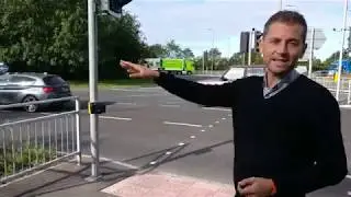 Crossing Rodney House Roundabout, Bicester as a pedestrian Part 2