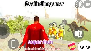super_man_SquidGame Doll full_ video_#indian bike driving 3d game# ♥️🤔