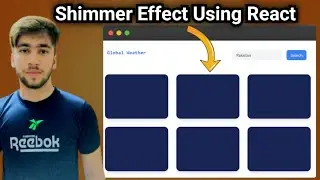 How to create a Loading Effect in React | Shimmer UI | Shimmer UI using React