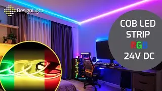 COB LED STRIP RGB &ndash; 24V DC &ndash; colourful, uniform line of light &ndash; Design Light #LED #cob #ledstrip