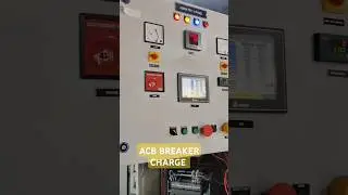 ACB Breaker kayse charge and lose hote hai #electrician #plc #acbbreaker #electrical #powerplant