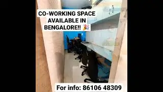 Co-working / Office space available in Bangalore!! near Banaswadi at affordable cost #shorts