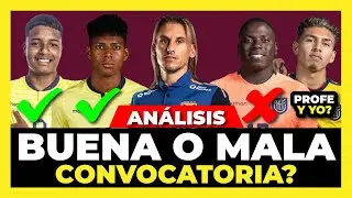 An&aacute;lisis de los Convocados de Ecuador Amistosos de Noviembre 🇪🇨🏆