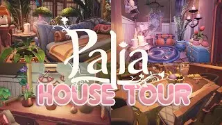 a cozy cluttered overgrown cottage | palia house tour