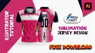 Sports Jersey Design | Adobe Illustrator | Tutorial | Sublimation Printing