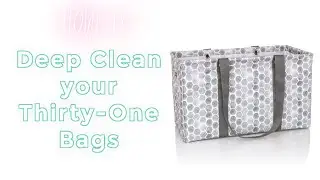 Как провести генеральную чистку сумок Thirty-One.