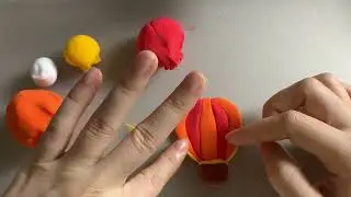 Lifelike Apple Sculpting Using Air-Dried Clay