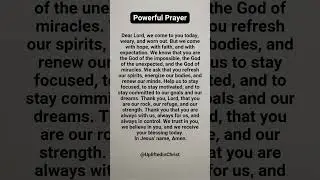Powerful Prayer to Boost Your Day! #shorts  #prayer  #motivation
