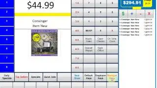 Consignment software dashboard, manage consigners by Cinch Cart