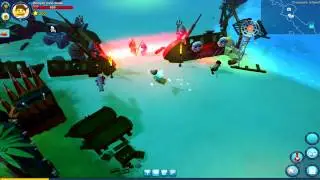 Beach Battle - LEGO Minifigures Online - Gameplay