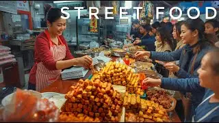 China Food Fantasy, Chinese Street Food Market at Night, How does Fermented Tofu Taste like?