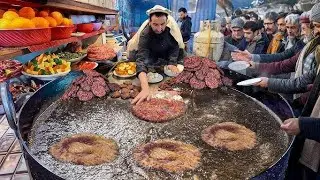 BEST ASIAN TRADITIONAL STREET FOOD ON THE STREETS OF PAKISTAN - PAKISTANI STREET FOOD VLOG 