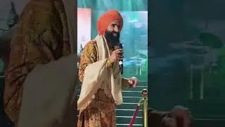 कंवर ग्रेवाल पंजाबी सूफी गायक भारत पर्व में दर्शकों का दिल जितते हुए