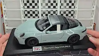 Распаковка: Maisto &mdash; Porsche 911 Targa 4 GTS в масштабе 1/18 &mdash; Новинка 2025 года