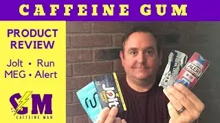 Caffeine Gum Product Review. Jolt, Alert, Military Energy Gum & Run